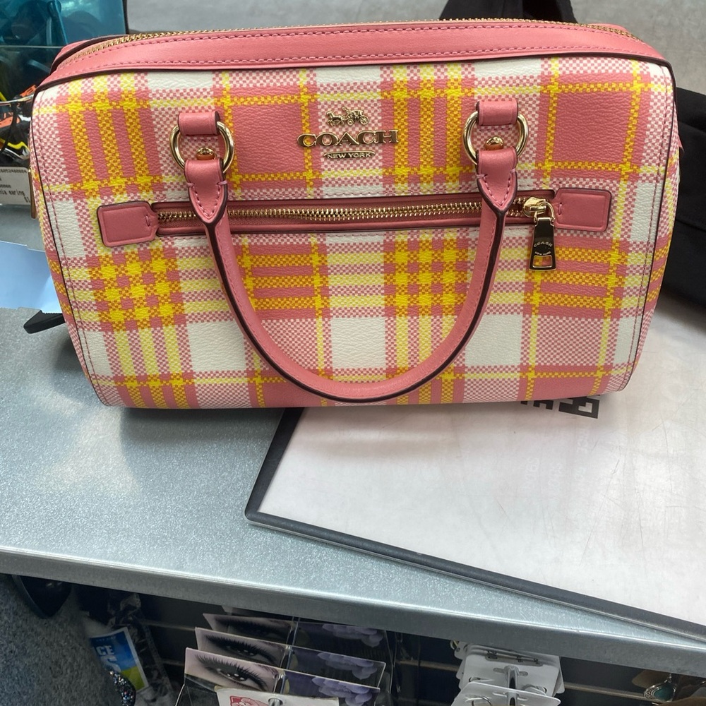 Floral vintage coach shoulder bag